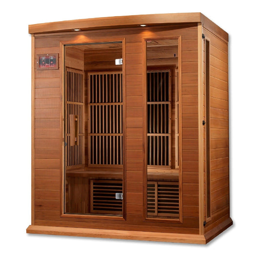 Maxxus 3-Person Low EMF Infrared Sauna - Sport Gear Pro