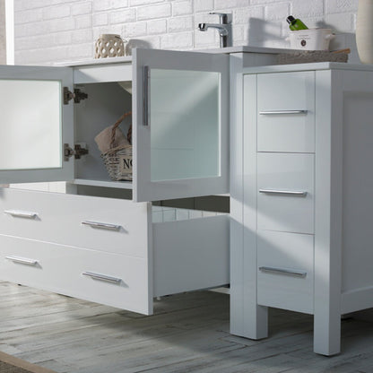 Blossom Sydney 60 Inch Bathroom Vanity with Side Cabinet - V8001 60S 01