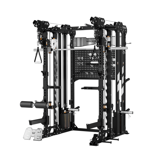 Major Fitness Heritage Series B17 Flying Fortress All-In-One Functional Trainer with Smith Machine - B17BL
