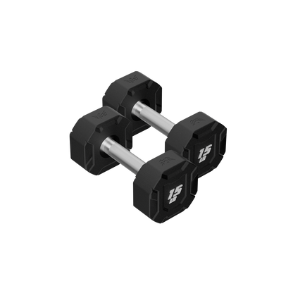 Major Fitness Urethane Octagonal-Shield Dumbbells - DBSET5-55