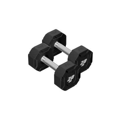 Major Fitness Urethane Octagonal-Shield Dumbbells - DBSET5-55