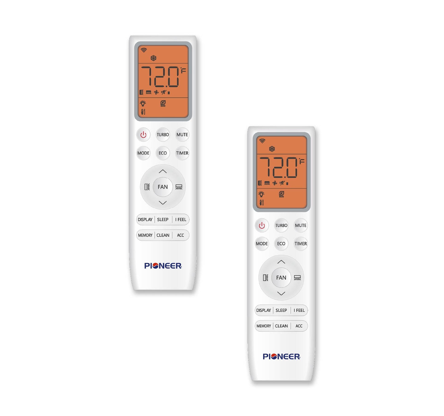 Pioneer Dual Split 24000 BTU 2-Ton Quantum Ultra Wi-Fi 24 SEER2 Energy-Star Multi (2) Zone Wall Mount Air Conditioner Heat Pump 230-Volt - WYT030GLSI24M3-12W-12W