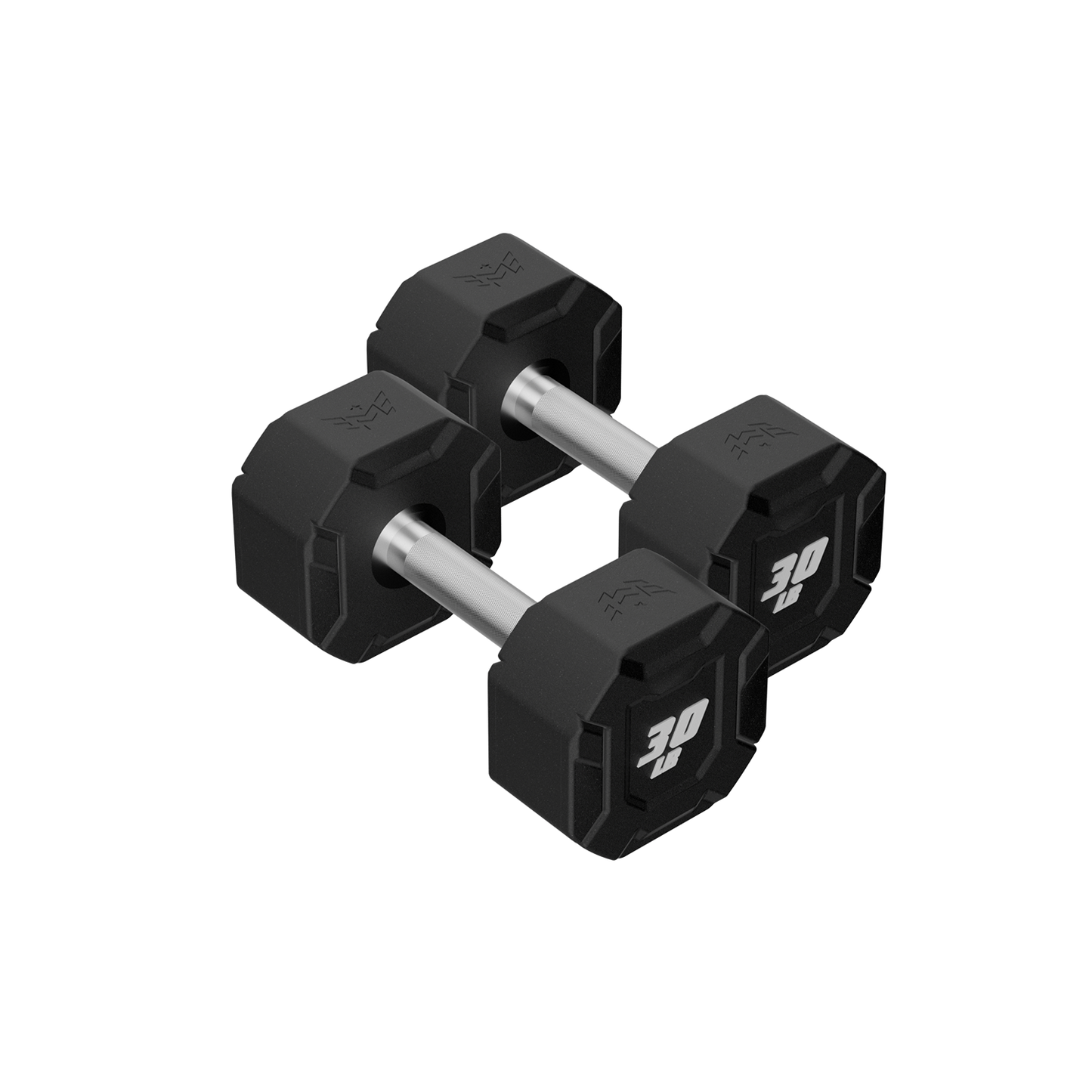 Major Fitness Urethane Octagonal-Shield Dumbbells - DBSET5-55