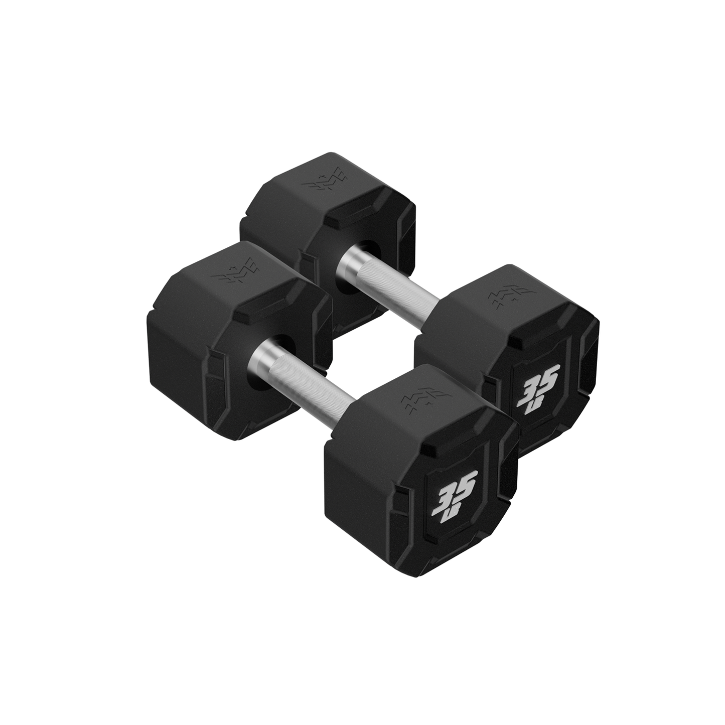 Major Fitness Urethane Octagonal-Shield Dumbbells - DBSET5-55