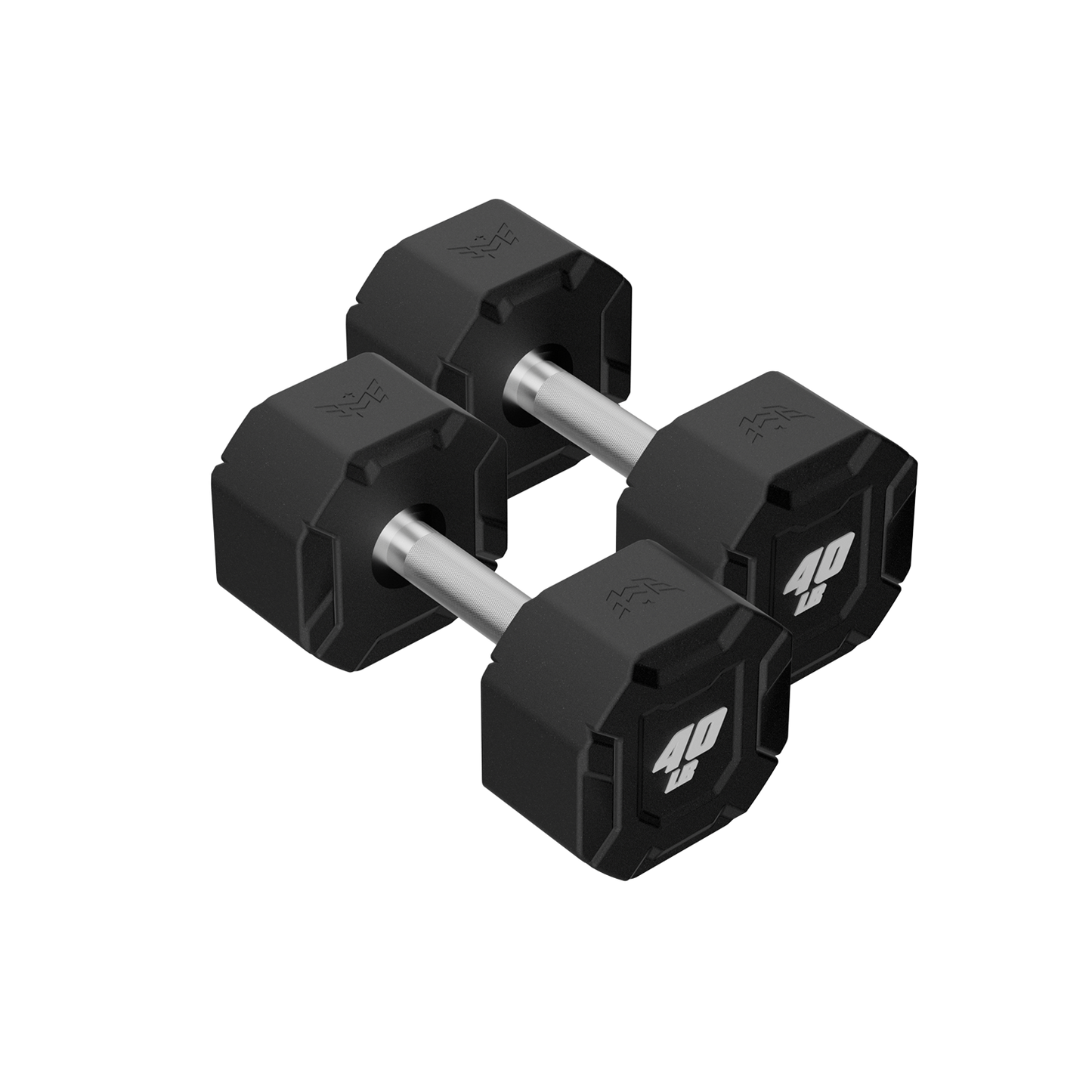 Major Fitness Urethane Octagonal-Shield Dumbbells - DBSET5-55