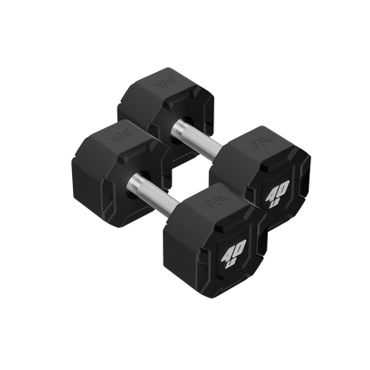 Major Fitness Urethane Octagonal-Shield Dumbbells - DBSET5-55
