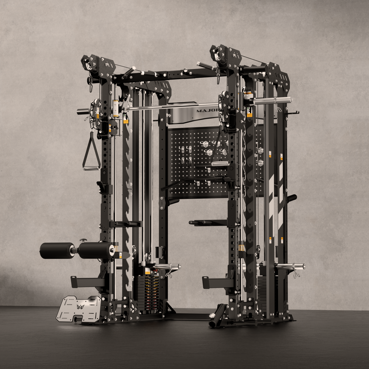 Major Fitness Heritage Series B17 Flying Fortress All-In-One Functional Trainer with Smith Machine - B17BL