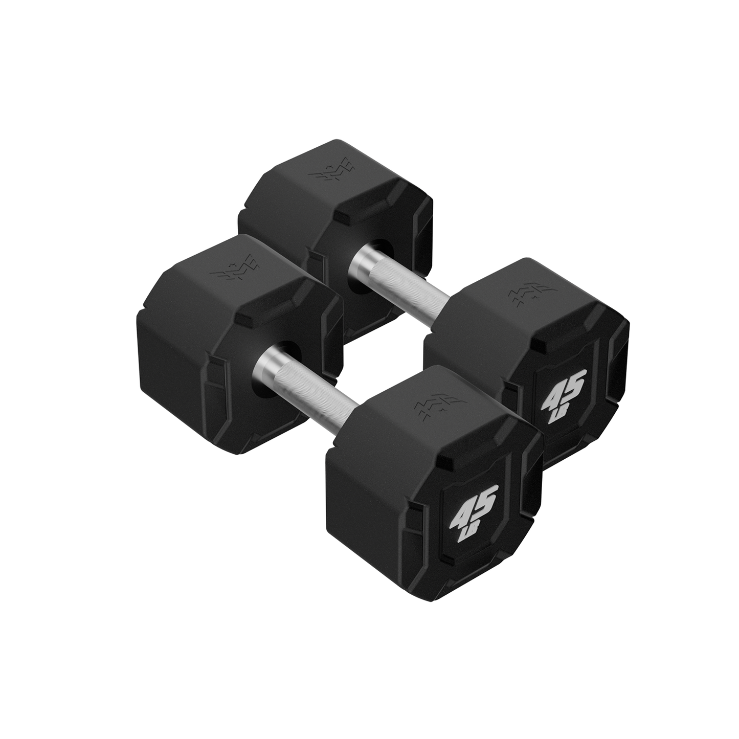 Major Fitness Urethane Octagonal-Shield Dumbbells - DBSET5-55