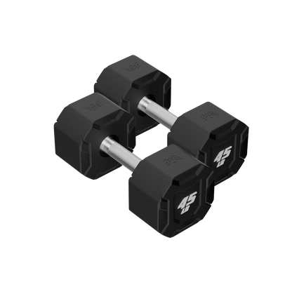 Major Fitness Urethane Octagonal-Shield Dumbbells - DBSET5-55