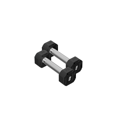 Major Fitness Urethane Octagonal-Shield Dumbbells - DBSET5-55