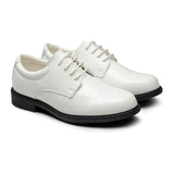 Bruno Marc Boy’s Classic Oxfords Dress Shoes - White