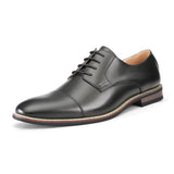 Bruno Moda Classic Modern Formal Party Shoes For Men - Black