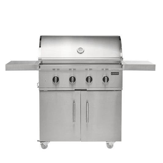 Coyote CL-Series 36" Grill on Cart - C3CL36+C3S36CT