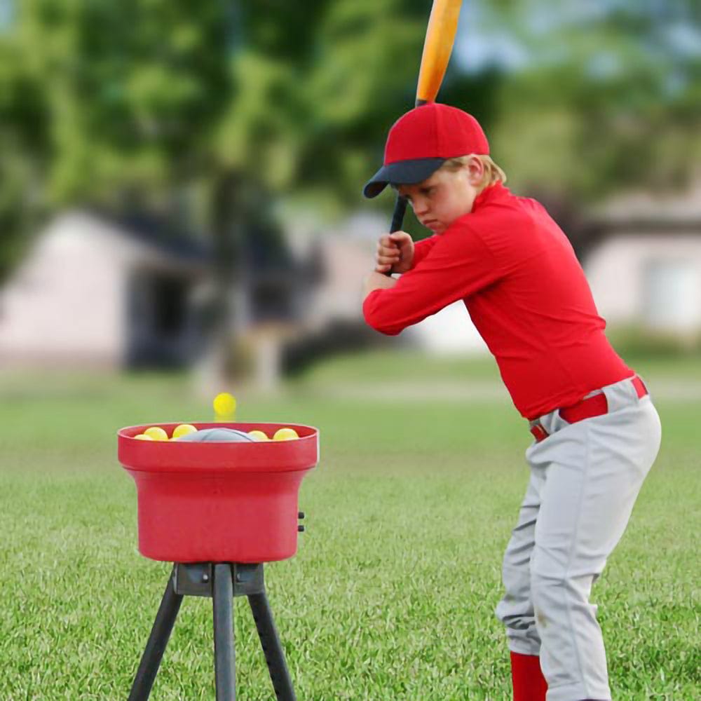 Heater Crusher Fastball & Curveball Mini Ball Pitching Machine With 4 Hr. Battery Reconditioned - CR129R