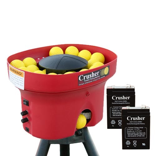 Heater Crusher Fastball & Curveball Mini Ball Pitching Machine With 8 Hr. Batteries - CR169