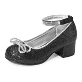 Dream Pairs Girls Dress Shoes Platform Chunky Heel - Black