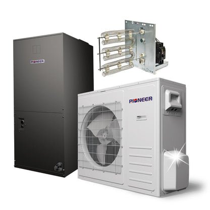 Pioneer 36,000 BTU 18 SEER2 Ducted Central Split Inverter+ Air Conditioner Heat Pump System, 2nd Generation - DYR3036GMFI18R