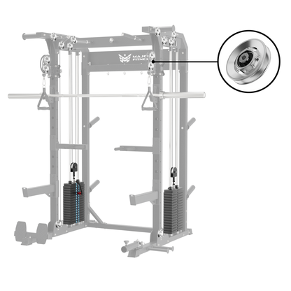 Major Fitness Aluminum Pulley & Weight Stack Bundle - APB52-WSB52