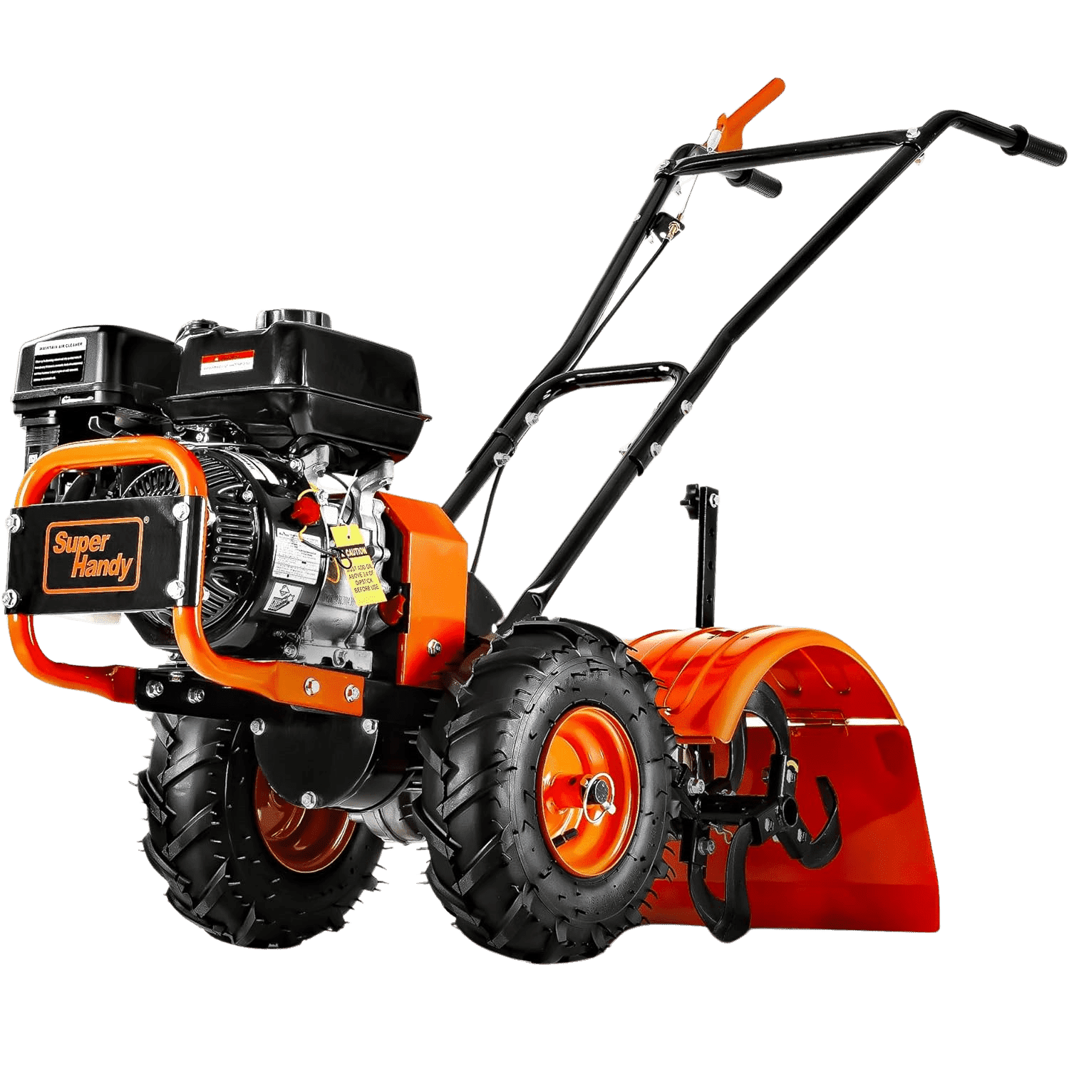 Super Handy GUO116 Rear Tine Tiller Cultivator 16” Width 12