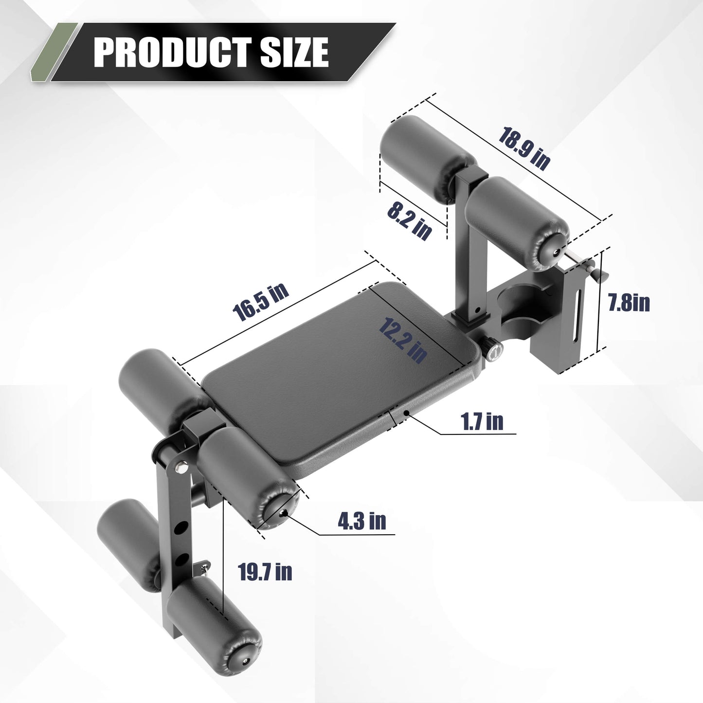 Major Fitness Rack Mounted Leg Extension - RMLE57