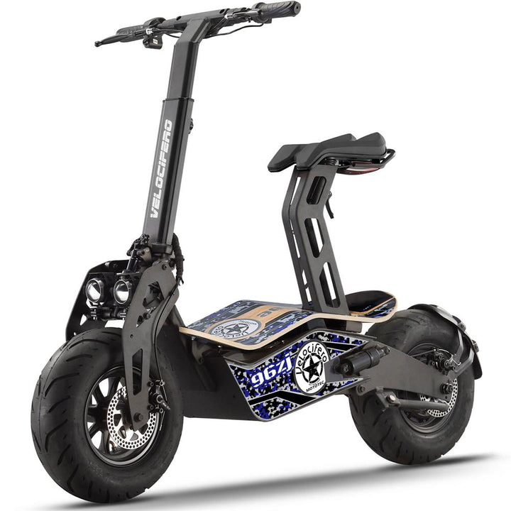 MotoTec Mad 48V/12Ah 1600W Fat Tire Electric Scooter MT-Mad-1600