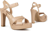 Platform High Heels Party Shoes For Women - Nude