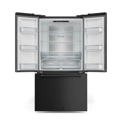 Thor Kitchen 36 Inch 20.3 cu ft French Door Counter Depth Refrigerator with Ice Maker | Gordon Ramsay Series - RF3621CTD00