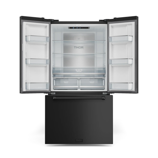 Thor Kitchen 36 Inch 20.3 cu ft French Door Counter Depth Refrigerator with Ice Maker | Gordon Ramsay Series - RF3621CTD00