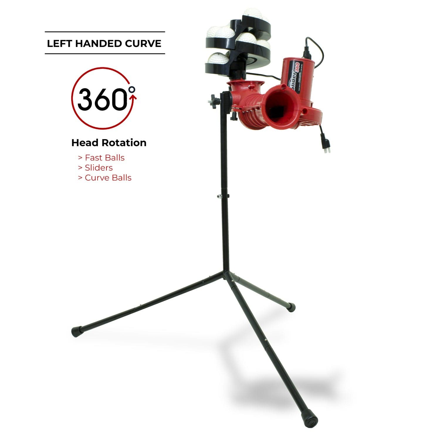 Heater Slider Lite Fastball & Curveball Baseball Pitching Machine - SL129BB