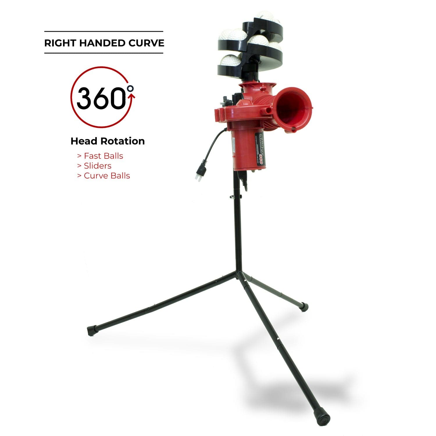 Heater Slider Lite Fastball & Curveball Baseball Pitching Machine - SL129BB