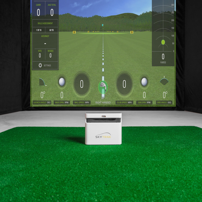 SkyTrak+ SimBox Home Golf Simulator Full Package