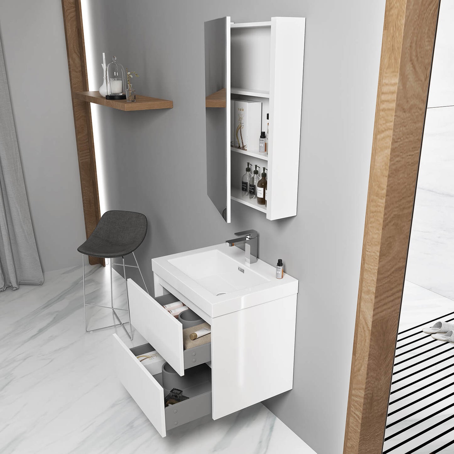 Blossom Valencia 24 Inch Bathroom Vanity - V8016 24 01