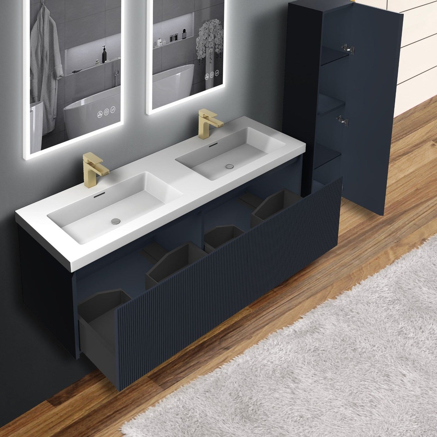 Blossom Positano 60″ Bathroom Double Vanity - V8028 60 01