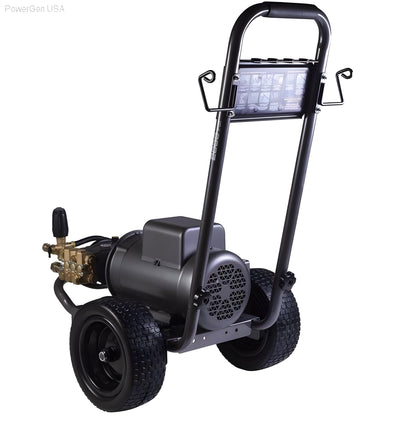 BE Power Equipment 2700 PSI  3.5 GPM Electric Pressure Washer with Baldor Motor and AR Triplex Pump - PowerGen USA - B2775EA
