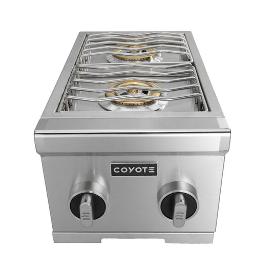 Coyote 12" Built-In Double Side Burner - C3DB