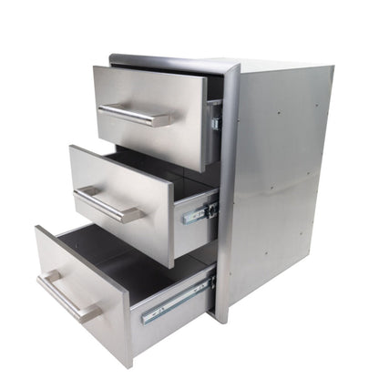 Coyote 18" Three Drawer Cabinet - C3-3DC