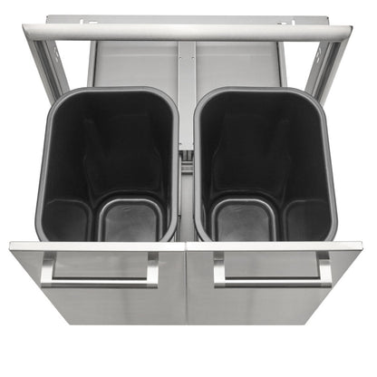 Coyote 26" Pull Out Trash and Recycle Bin - C3-TC