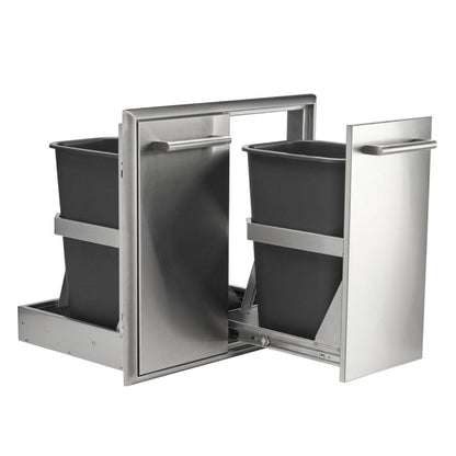 Coyote 26" Pull Out Trash and Recycle Bin - C3-TC