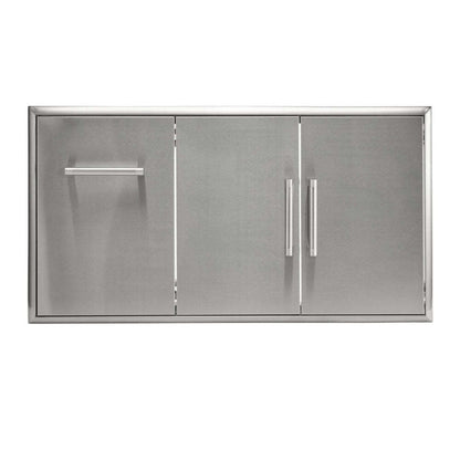 Coyote 45" Double Access Doors With Roll Out Trash - C3-CDPOD