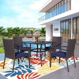 Alyah 4 – Person Square Outdoor Dining Set with Cushions