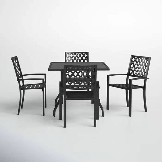 Alyah 4 – Person Square Outdoor Dining Set