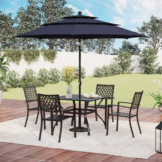 Alyah 4 – Person Square Outdoor Dining Set