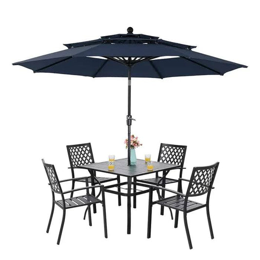 Alyah 4 – Person Square Outdoor Dining Set