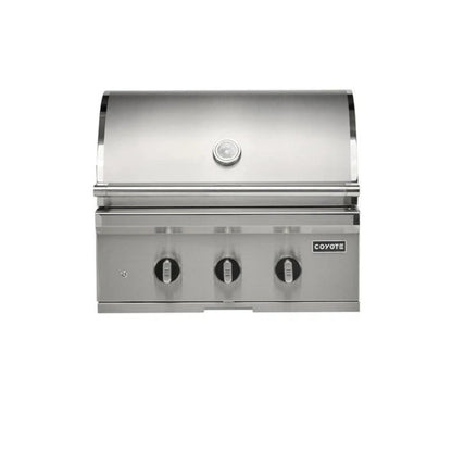 Coyote SL-Series 30" Built-In Grill with Sear Zone & Rotisserie - C3SL30g