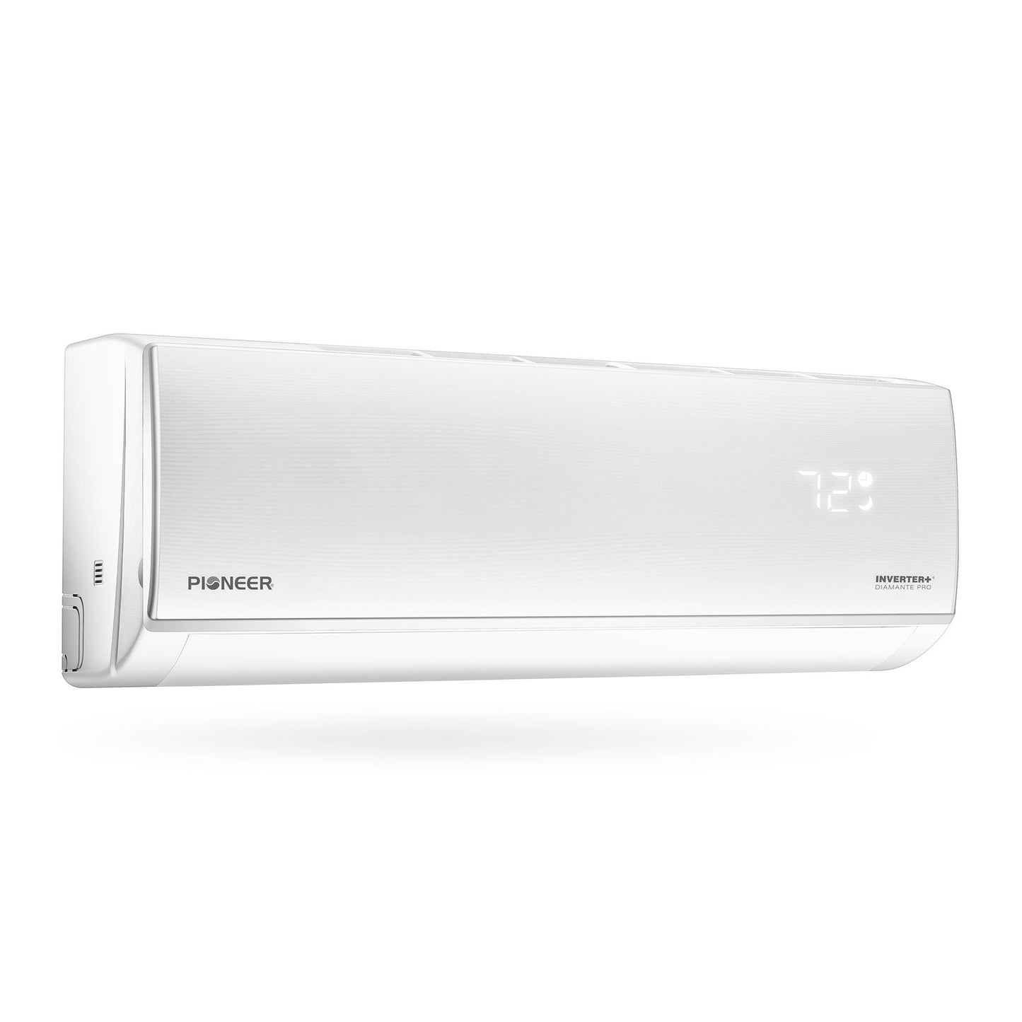 Pioneer Diamante Pro 9,000 BTU 19 SEER2 115V High-Wall Ductless Energy-Star Mini-Split Air Conditioner Inverter Heat Pump with 16 Ft. Kit - WYT009ALSI20RL