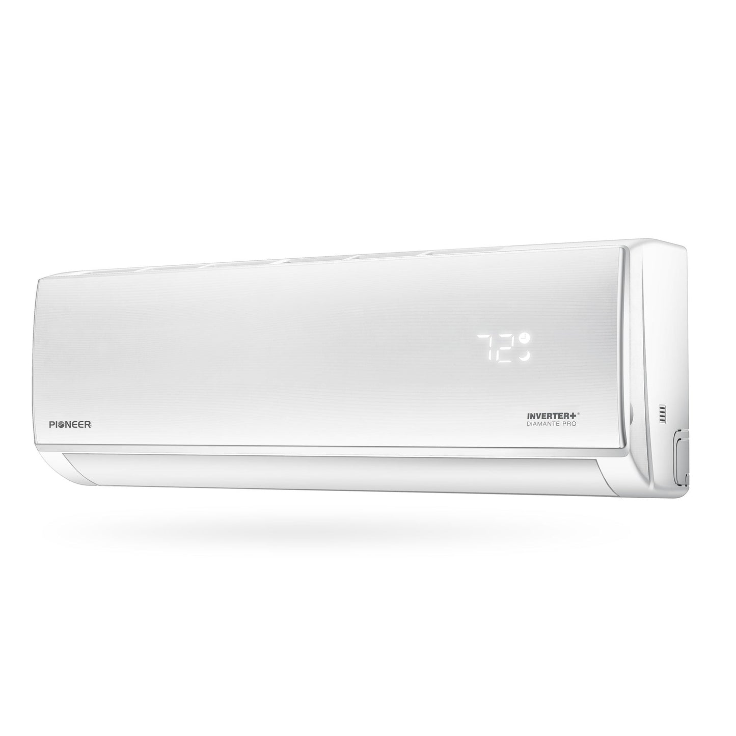 Pioneer Diamante Pro 9,000 BTU 19 SEER2 115V High-Wall Ductless Energy-Star Mini-Split Air Conditioner Inverter Heat Pump with 16 Ft. Kit - WYT009ALSI20RL
