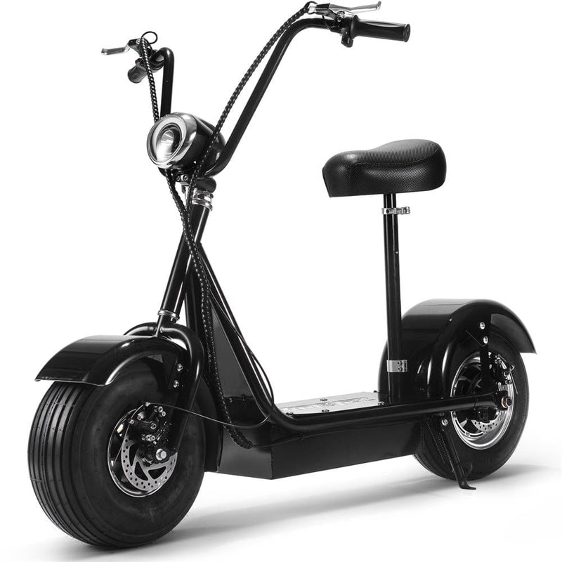 MotoTec FatBoy 48V/12Ah 800W Fat Tire Electric Scooter MT-FatBoy-500