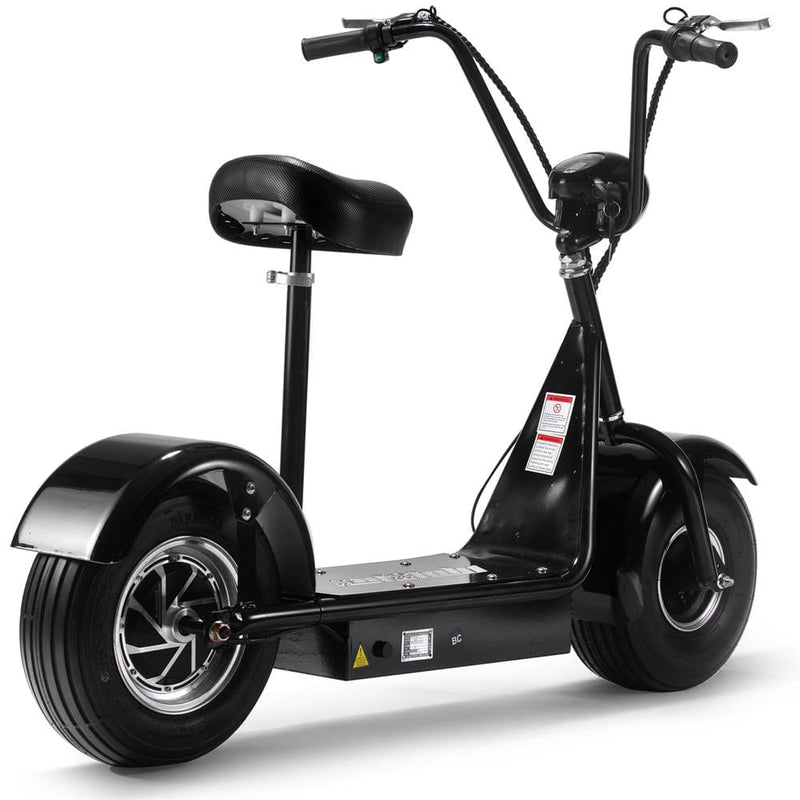 MotoTec FatBoy 48V/12Ah 800W Fat Tire Electric Scooter MT-FatBoy-500