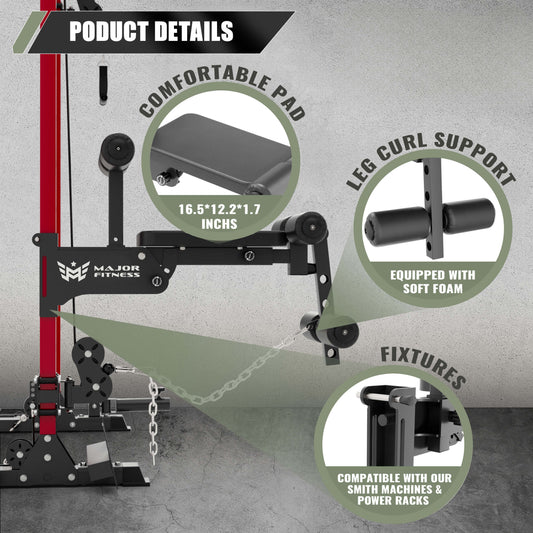 Major Fitness Rack Mounted Leg Extension - RMLE57