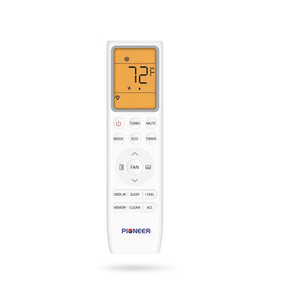 Pioneer Diamante Pro36,000 BTU 19 SEER2 230V High-Wall Ductless Mini-Split Air Conditioner Inverter Heat Pump with 16 Ft. Kit - WYT036GLSI20RL